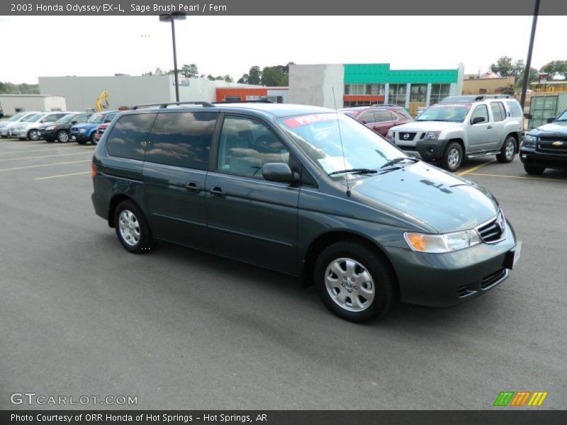 Sage Brush Pearl / Fern 2003 Honda Odyssey EX-L
