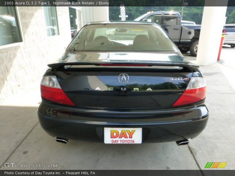 Nighthawk Black Metallic / Ebony 2003 Acura CL 3.2 Type S
