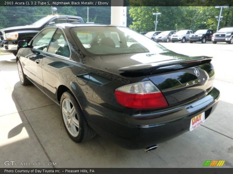 Nighthawk Black Metallic / Ebony 2003 Acura CL 3.2 Type S