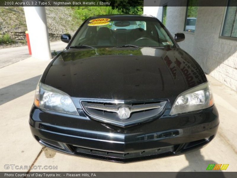 Nighthawk Black Metallic / Ebony 2003 Acura CL 3.2 Type S