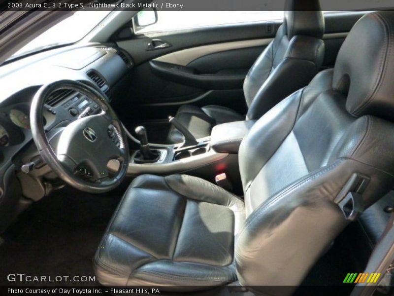 Front Seat of 2003 CL 3.2 Type S
