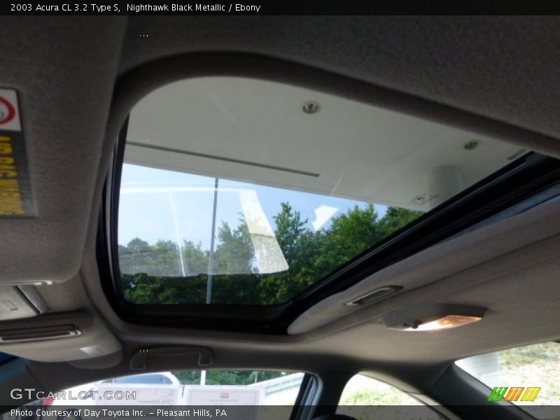 Sunroof of 2003 CL 3.2 Type S