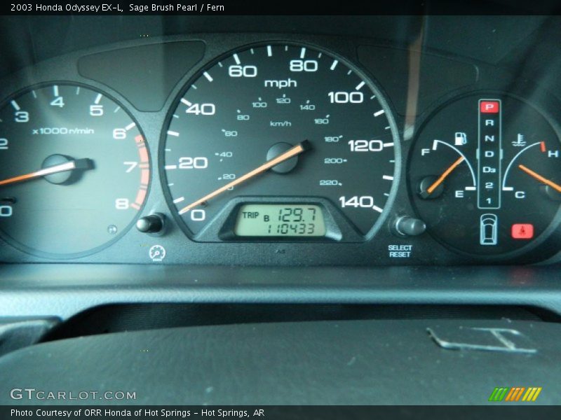 Sage Brush Pearl / Fern 2003 Honda Odyssey EX-L