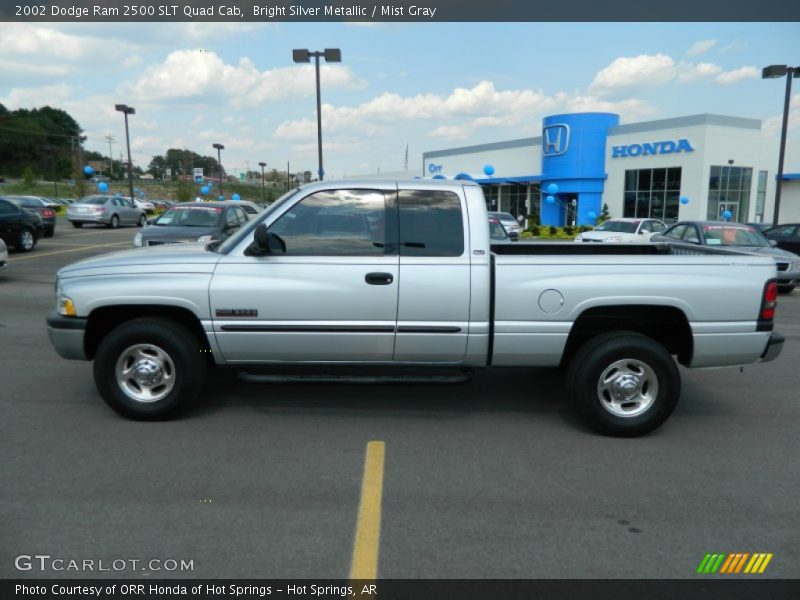 Bright Silver Metallic / Mist Gray 2002 Dodge Ram 2500 SLT Quad Cab