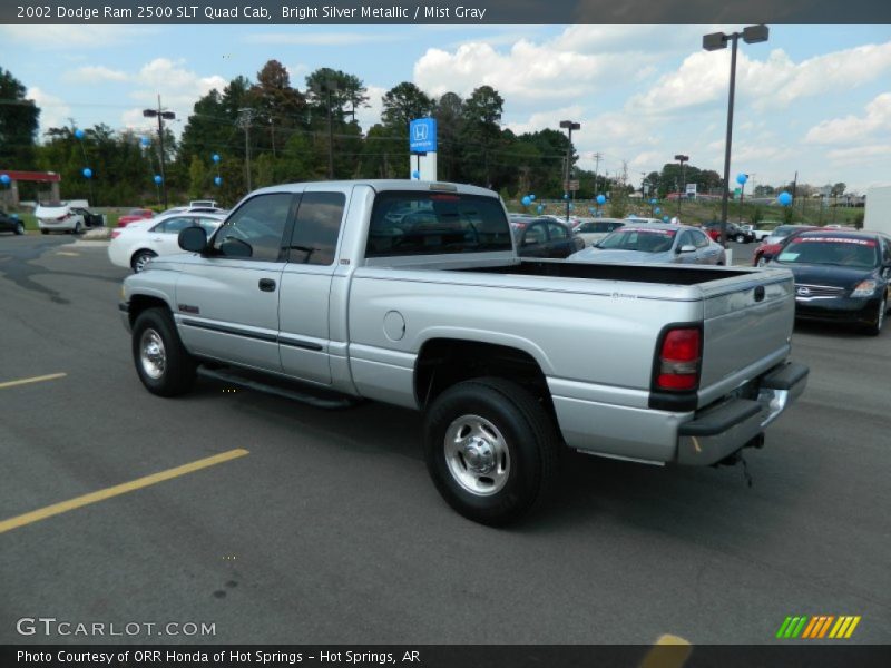 Bright Silver Metallic / Mist Gray 2002 Dodge Ram 2500 SLT Quad Cab