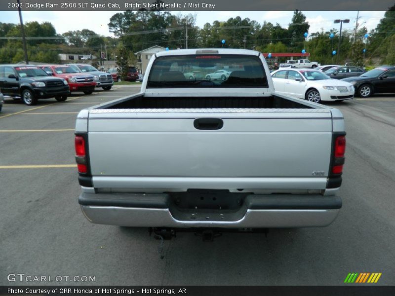 Bright Silver Metallic / Mist Gray 2002 Dodge Ram 2500 SLT Quad Cab