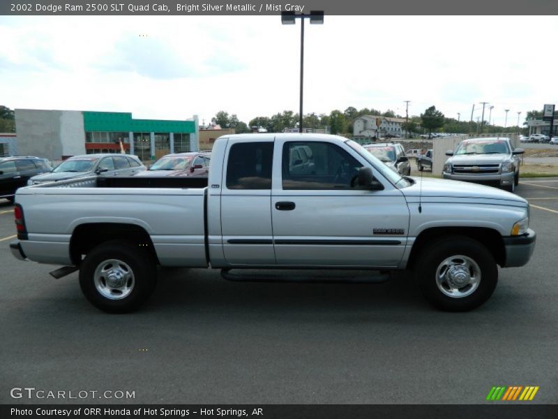 Bright Silver Metallic / Mist Gray 2002 Dodge Ram 2500 SLT Quad Cab
