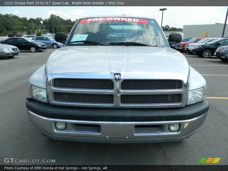 Bright Silver Metallic / Mist Gray 2002 Dodge Ram 2500 SLT Quad Cab