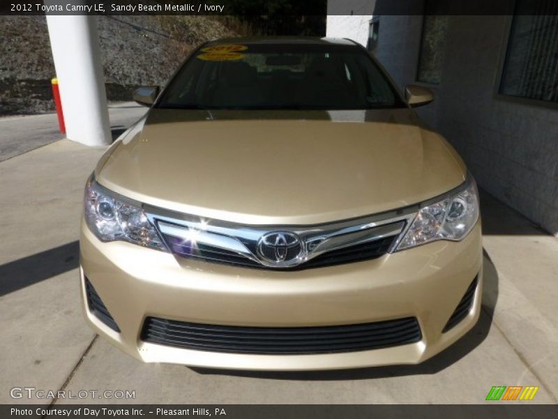 Sandy Beach Metallic / Ivory 2012 Toyota Camry LE