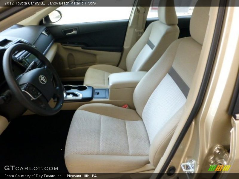 Sandy Beach Metallic / Ivory 2012 Toyota Camry LE
