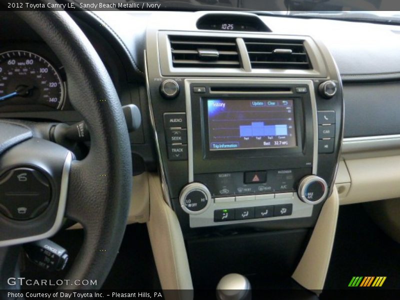 Sandy Beach Metallic / Ivory 2012 Toyota Camry LE