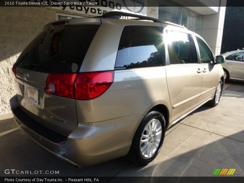 Desert Sand Mica / Taupe 2010 Toyota Sienna XLE