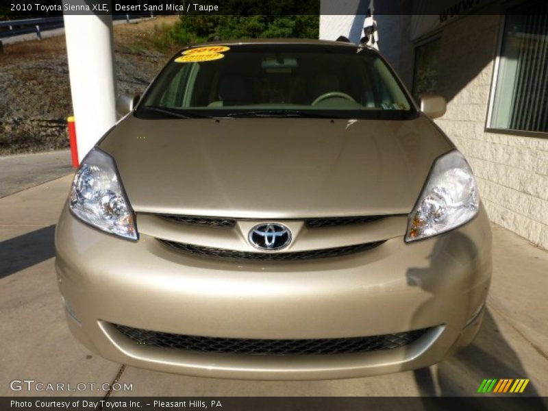 Desert Sand Mica / Taupe 2010 Toyota Sienna XLE