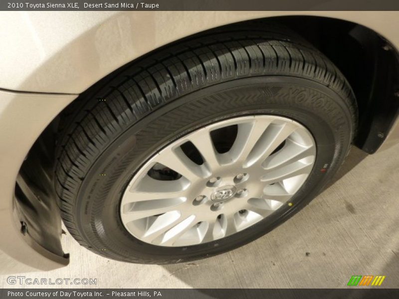 Desert Sand Mica / Taupe 2010 Toyota Sienna XLE