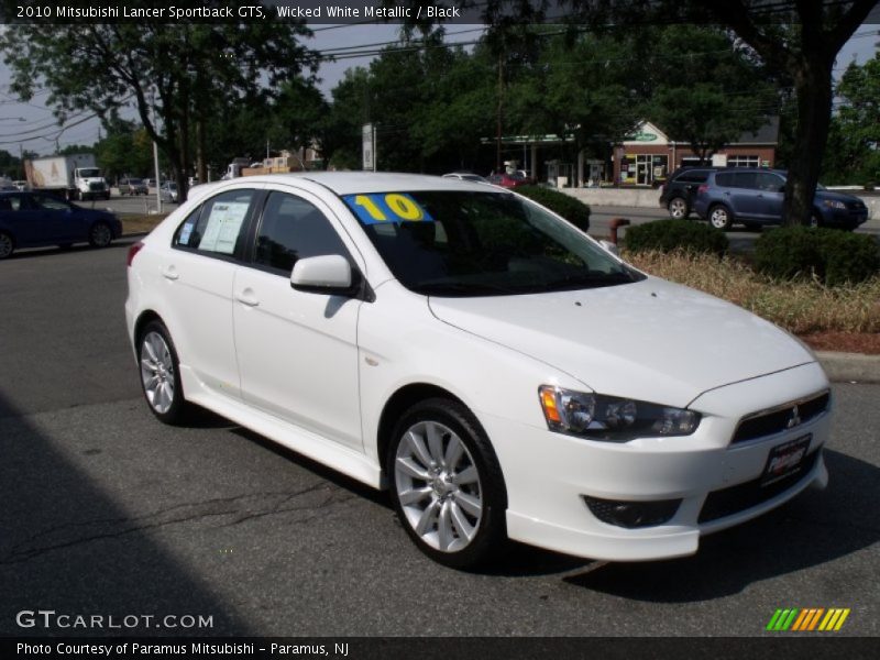 Front 3/4 View of 2010 Lancer Sportback GTS