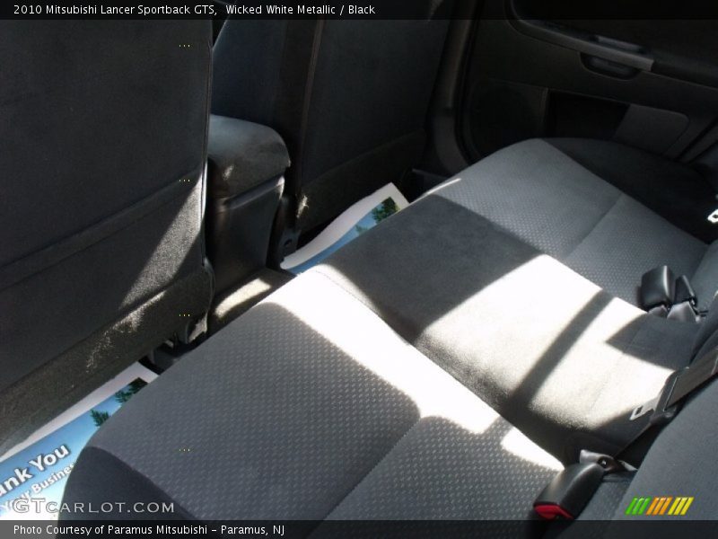 Wicked White Metallic / Black 2010 Mitsubishi Lancer Sportback GTS