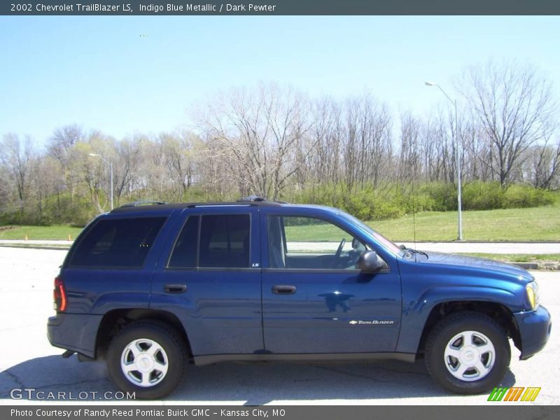 Indigo Blue Metallic / Dark Pewter 2002 Chevrolet TrailBlazer LS