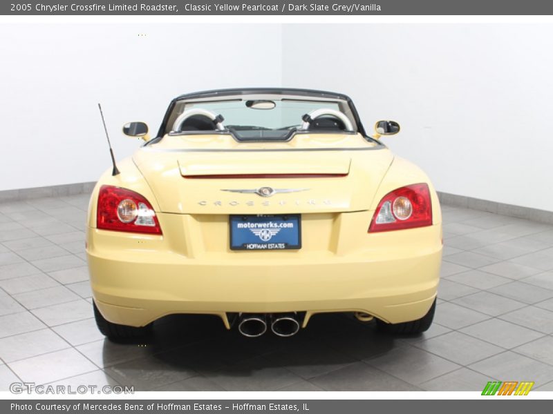 Classic Yellow Pearlcoat / Dark Slate Grey/Vanilla 2005 Chrysler Crossfire Limited Roadster