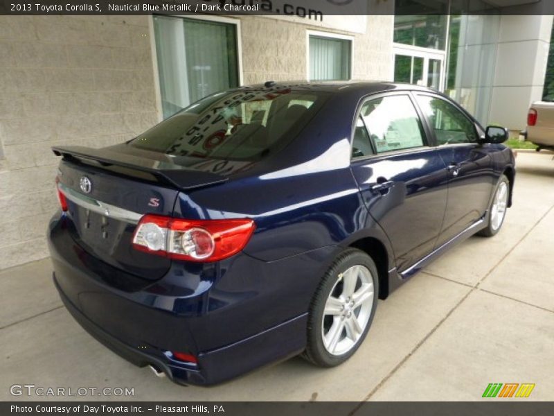 Nautical Blue Metallic / Dark Charcoal 2013 Toyota Corolla S