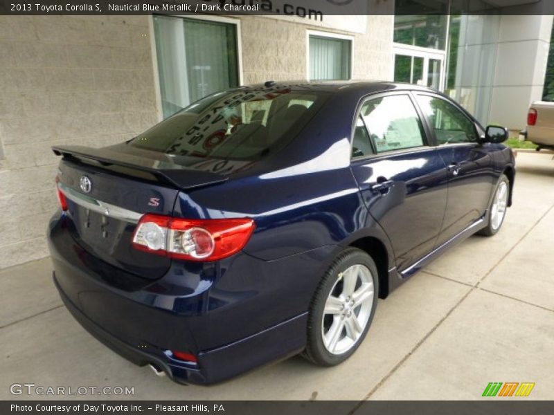 Nautical Blue Metallic / Dark Charcoal 2013 Toyota Corolla S