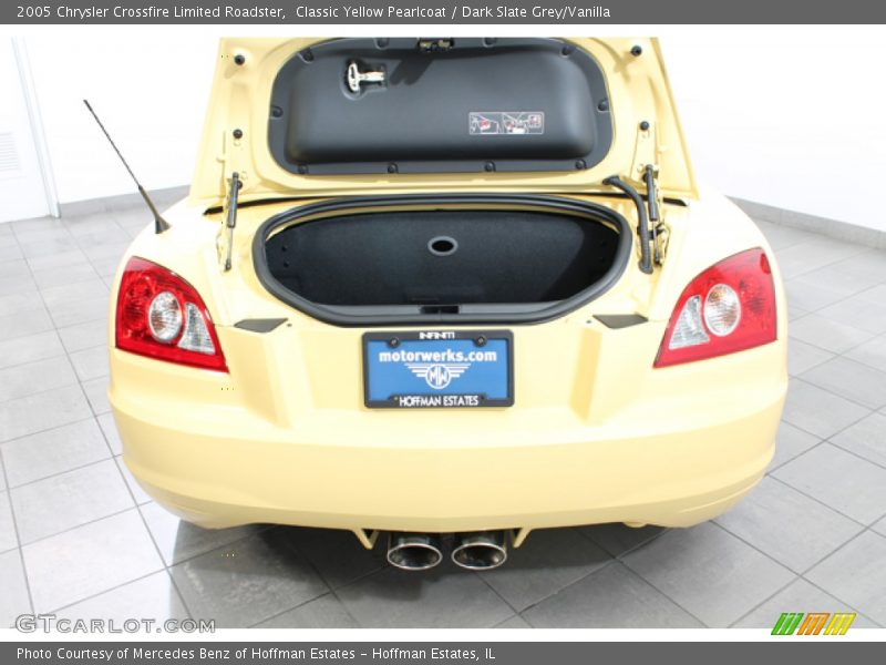 Classic Yellow Pearlcoat / Dark Slate Grey/Vanilla 2005 Chrysler Crossfire Limited Roadster