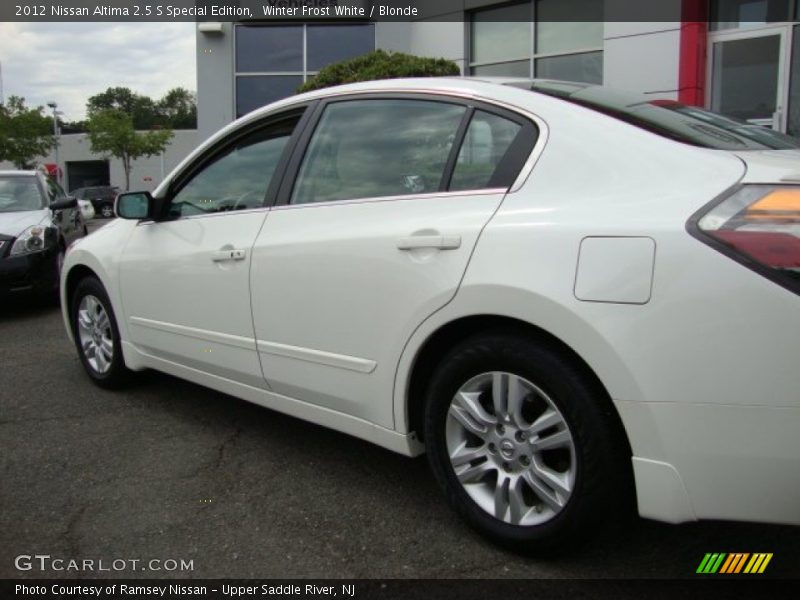 Winter Frost White / Blonde 2012 Nissan Altima 2.5 S Special Edition