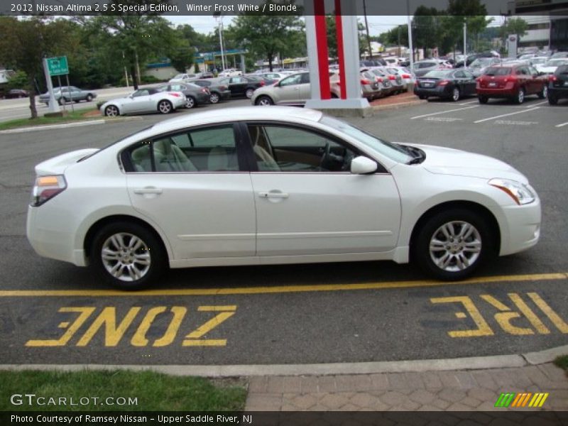 Winter Frost White / Blonde 2012 Nissan Altima 2.5 S Special Edition