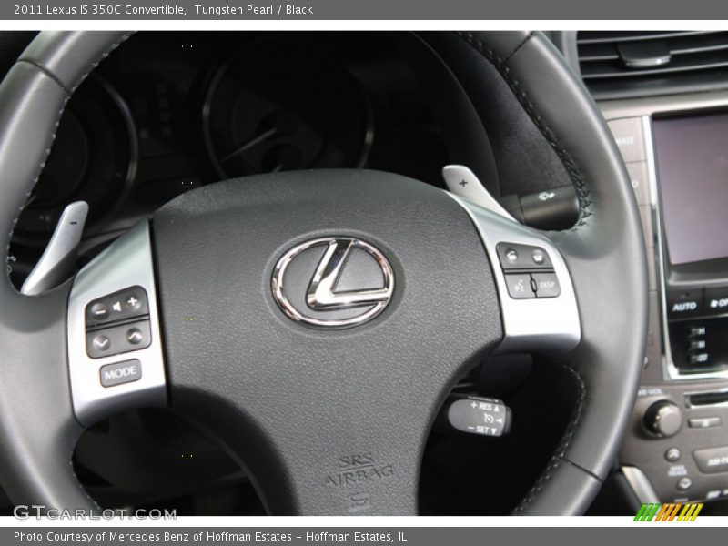 Tungsten Pearl / Black 2011 Lexus IS 350C Convertible