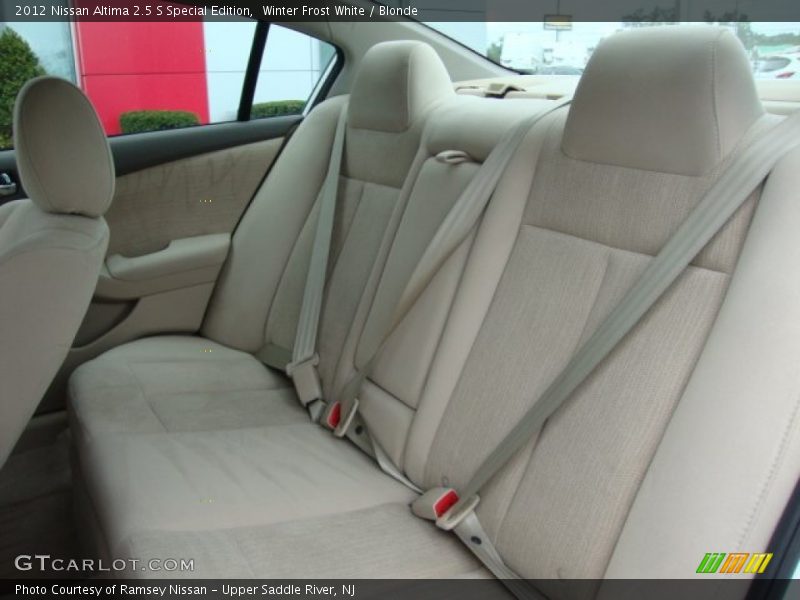 Winter Frost White / Blonde 2012 Nissan Altima 2.5 S Special Edition
