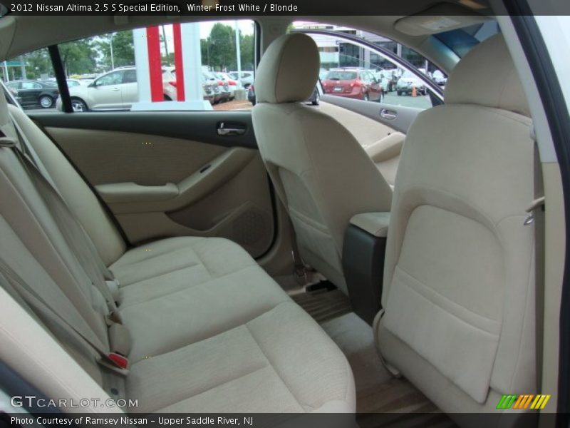 Winter Frost White / Blonde 2012 Nissan Altima 2.5 S Special Edition