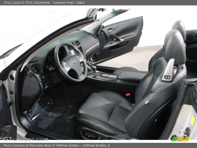  2011 IS 350C Convertible Black Interior