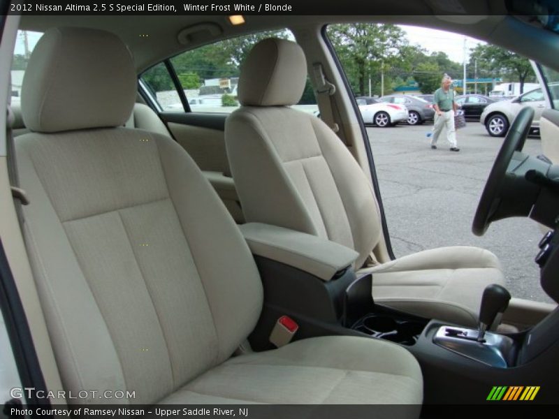 Winter Frost White / Blonde 2012 Nissan Altima 2.5 S Special Edition