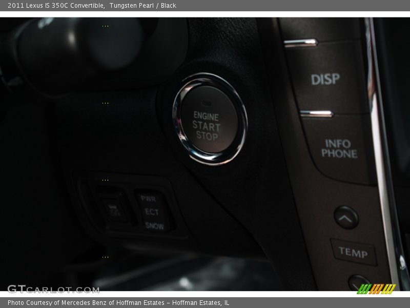 Tungsten Pearl / Black 2011 Lexus IS 350C Convertible