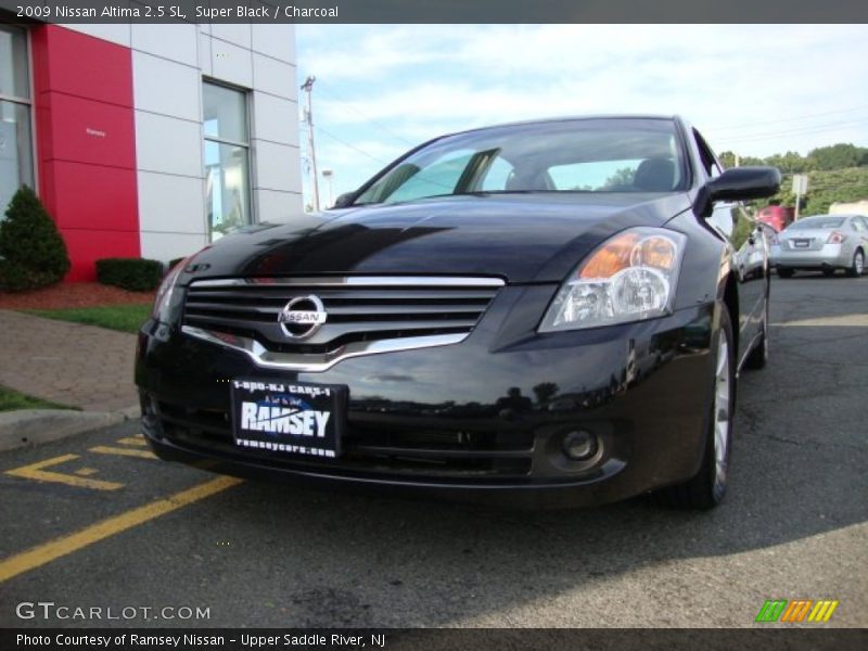 Super Black / Charcoal 2009 Nissan Altima 2.5 SL