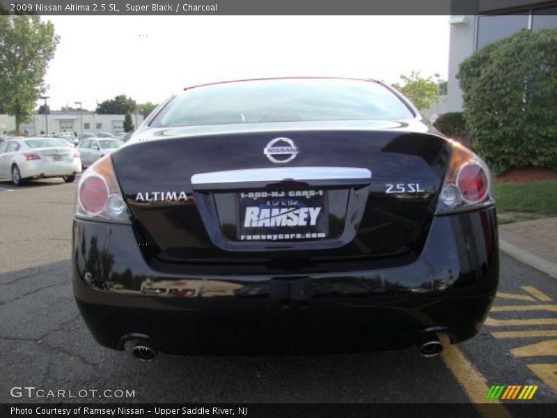 Super Black / Charcoal 2009 Nissan Altima 2.5 SL