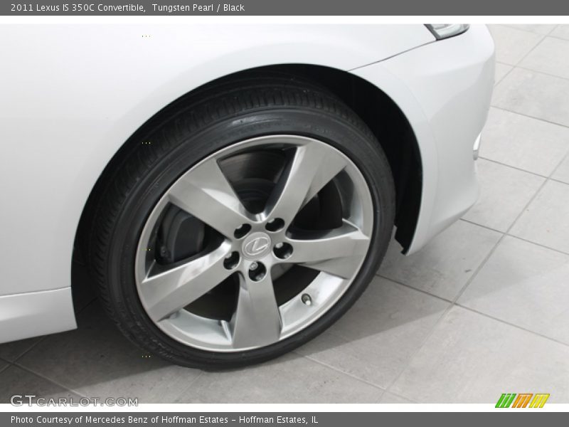 Tungsten Pearl / Black 2011 Lexus IS 350C Convertible
