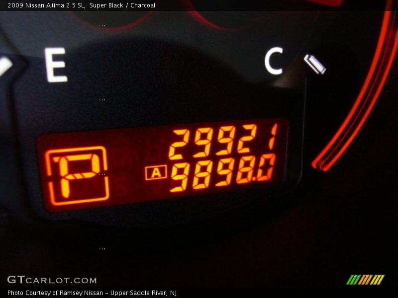 Super Black / Charcoal 2009 Nissan Altima 2.5 SL