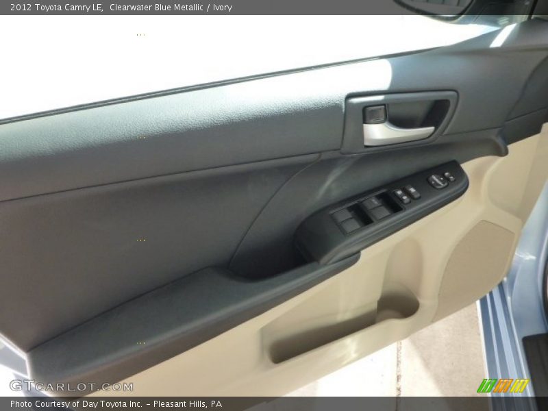 Clearwater Blue Metallic / Ivory 2012 Toyota Camry LE