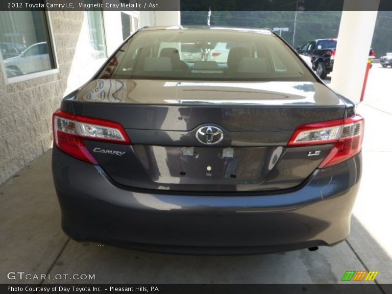 Magnetic Gray Metallic / Ash 2012 Toyota Camry LE