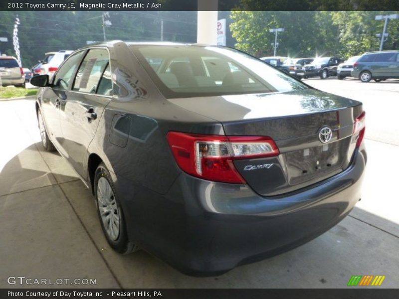 Magnetic Gray Metallic / Ash 2012 Toyota Camry LE