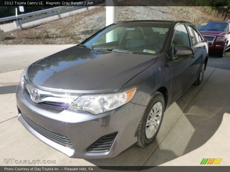 Magnetic Gray Metallic / Ash 2012 Toyota Camry LE