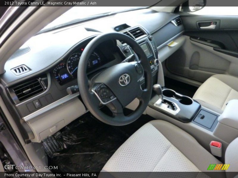 Magnetic Gray Metallic / Ash 2012 Toyota Camry LE