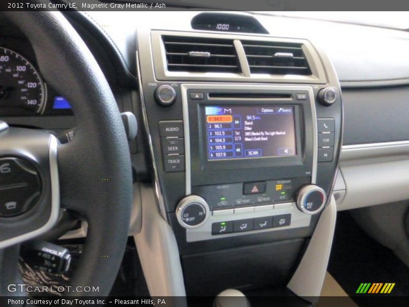 Magnetic Gray Metallic / Ash 2012 Toyota Camry LE