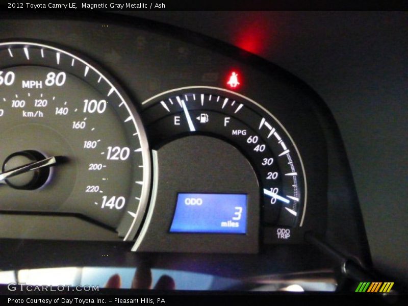 Magnetic Gray Metallic / Ash 2012 Toyota Camry LE