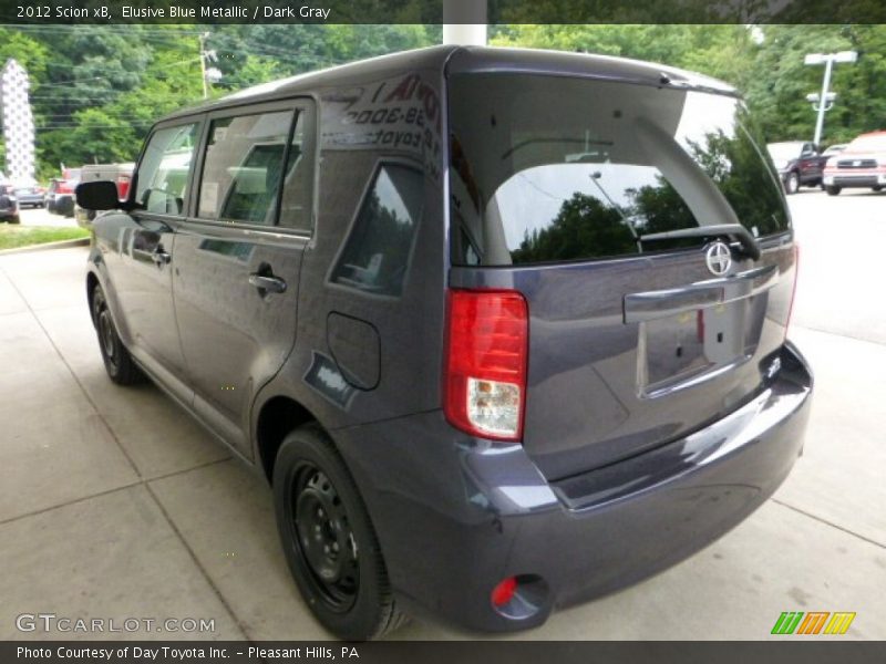 Elusive Blue Metallic / Dark Gray 2012 Scion xB