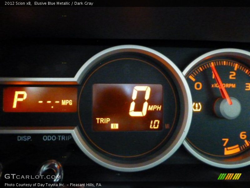 Elusive Blue Metallic / Dark Gray 2012 Scion xB