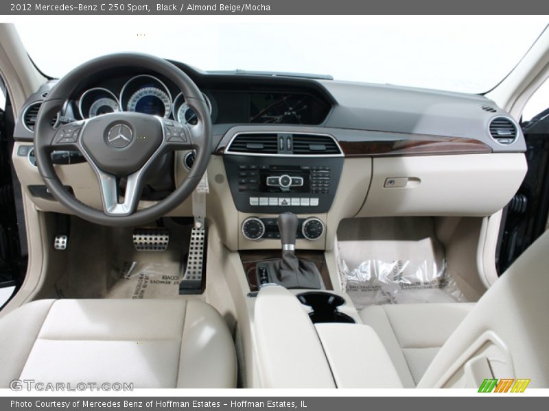 Black / Almond Beige/Mocha 2012 Mercedes-Benz C 250 Sport