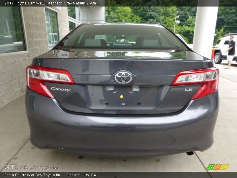 Magnetic Gray Metallic / Ash 2012 Toyota Camry LE