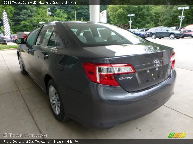 Magnetic Gray Metallic / Ash 2012 Toyota Camry LE