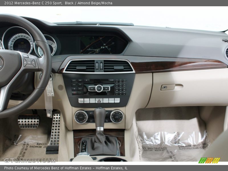 Black / Almond Beige/Mocha 2012 Mercedes-Benz C 250 Sport